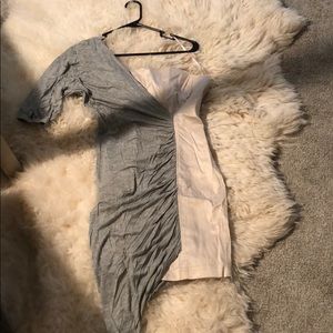 NWT FCUK French Connection 2fer dress layered sz2